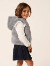 Jacqueline Girls Hooded Vest Forever New