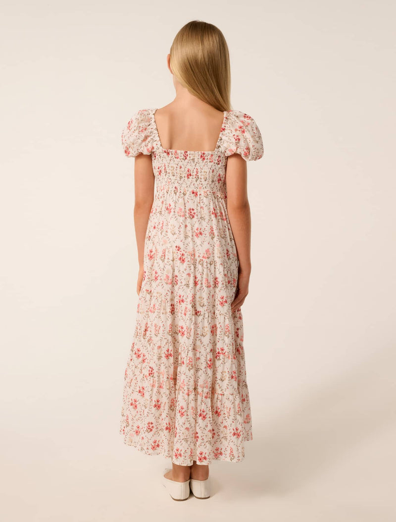 Mini Teen Puff Sleeve Maxi Dress Forever New