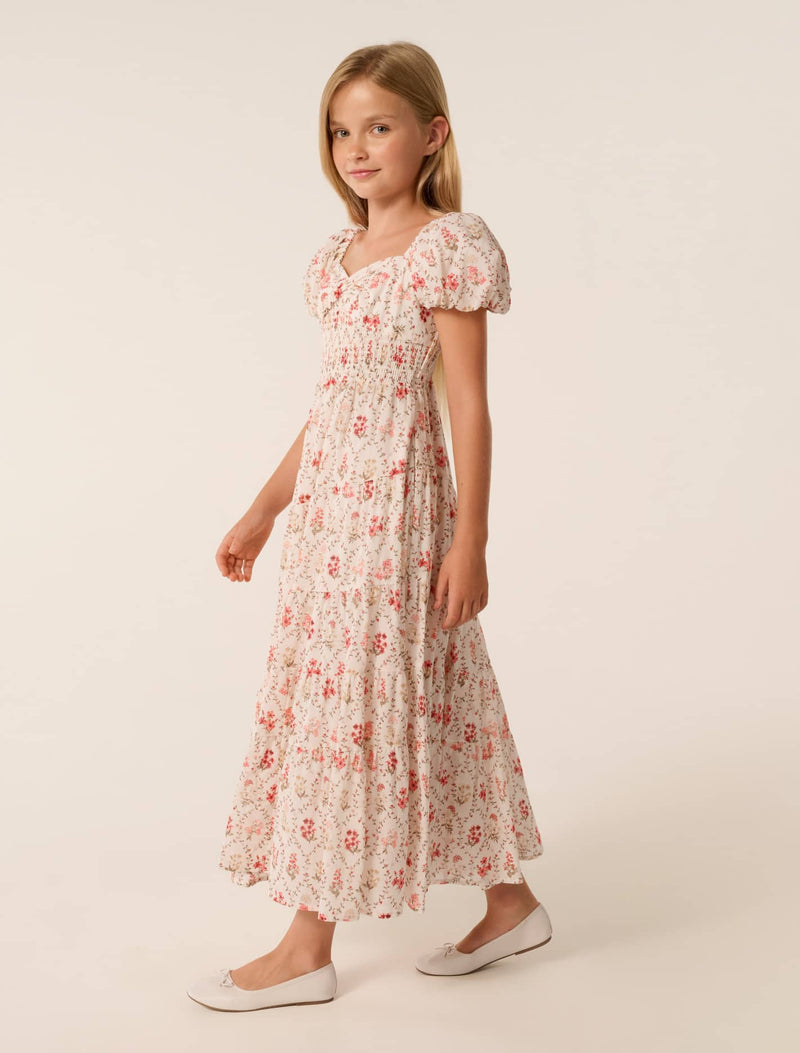 Mini Teen Puff Sleeve Maxi Dress Forever New