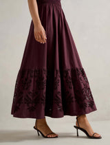 Eleanor Cutwork Midi Dress Forever New