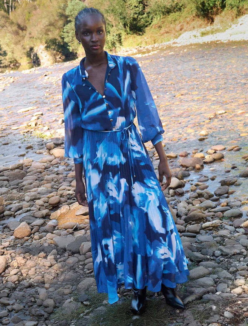 Annabel Button Through Midi Dress Forever New