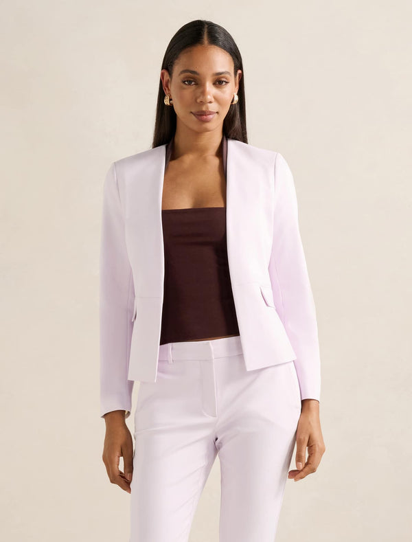 Xavia Fitted Blazer Pale Orchid Suit Forever New