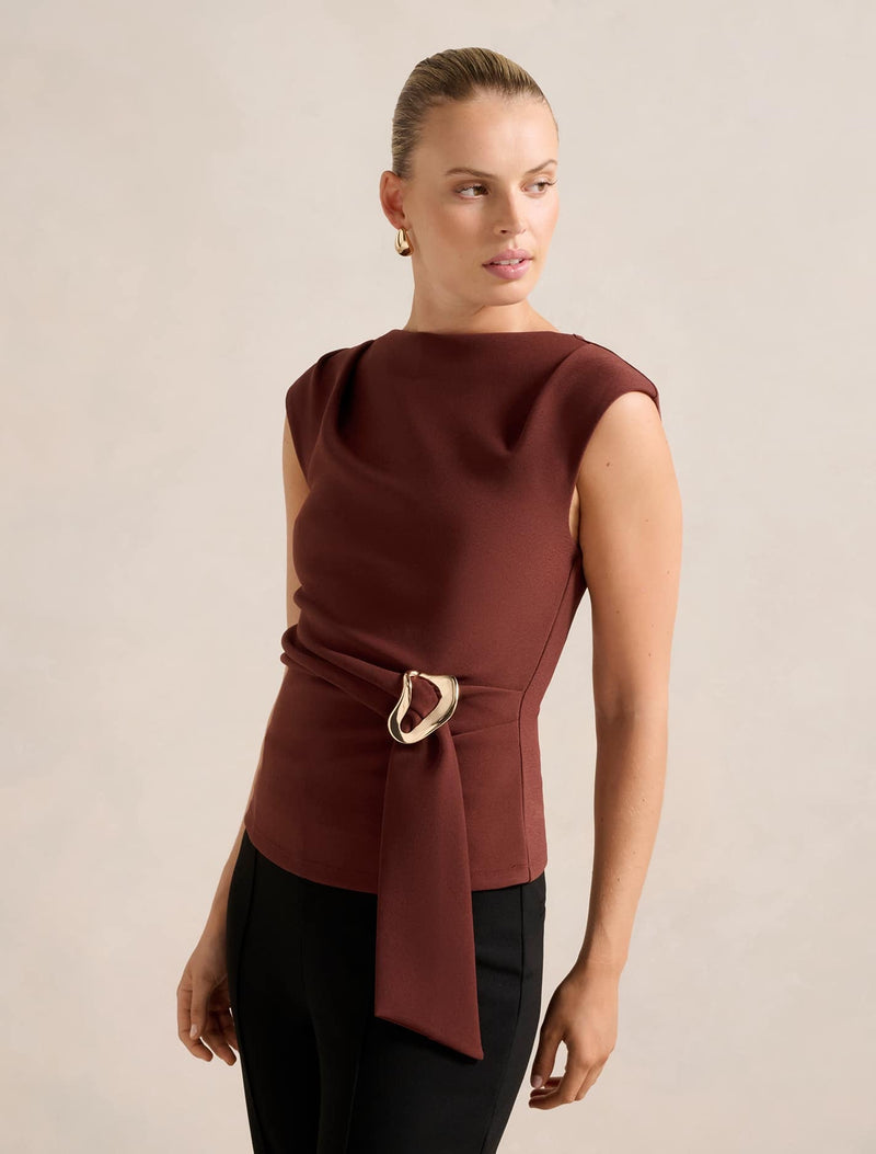 Serena Hardwear Detail Top Forever New