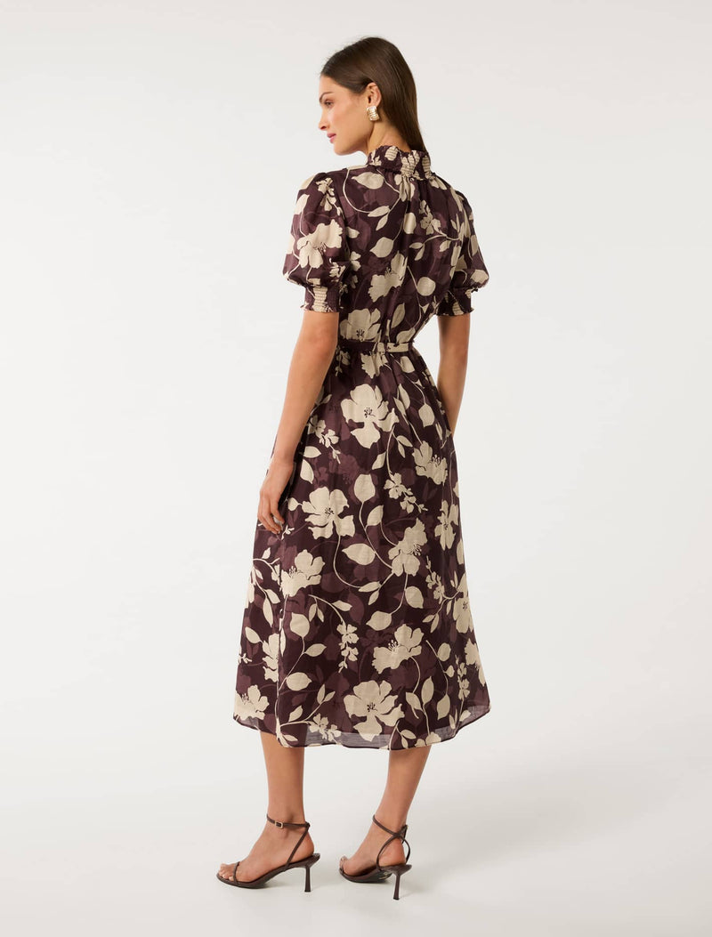 Julianne Short Sleeve Midi Dress Forever New
