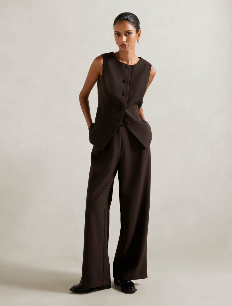 Laoise Petite Wide Leg Pants Forever New