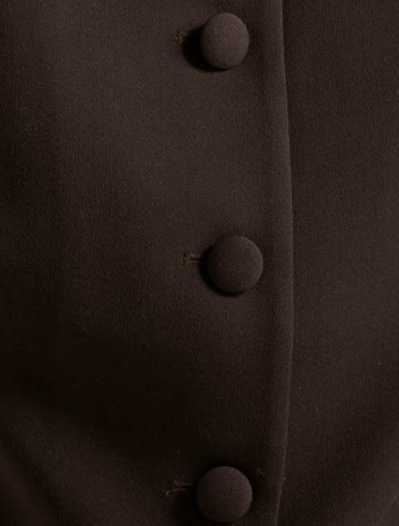 Orla Petite High Neck Waistcoat Forever New