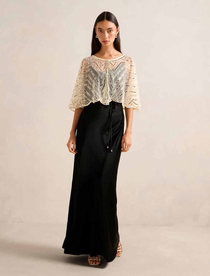 Scarlett Sequin Cape