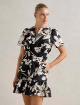 Eleanor Short Sleeve Mini Dress Forever New