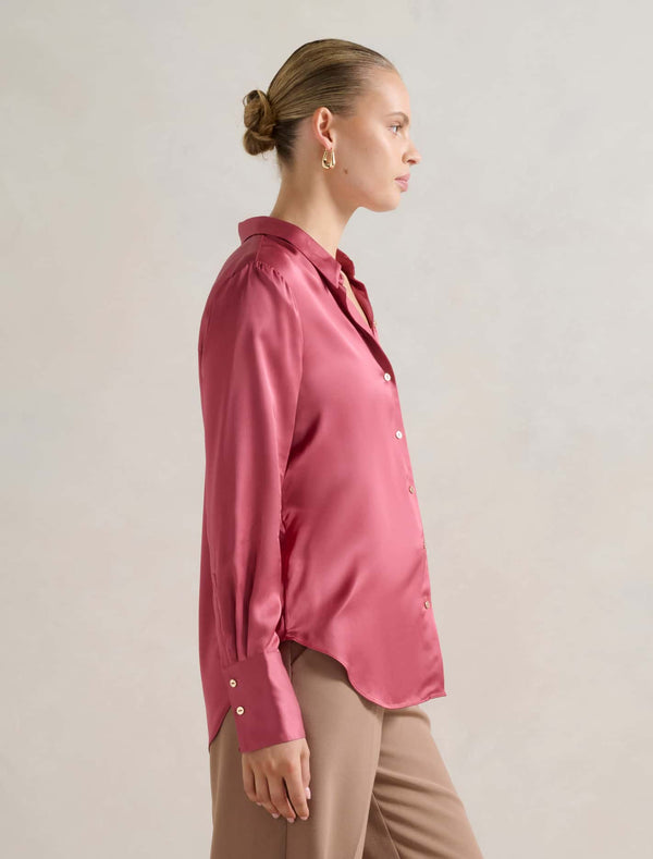 Coco Satin Shirt Forever New