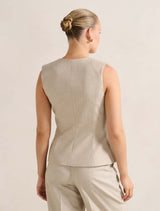 Elora Double Breasted Waistcoat Forever New