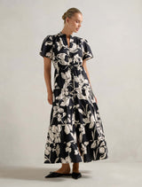 Adeline Short Sleeve Midi Dress Hyland Floral Forever New