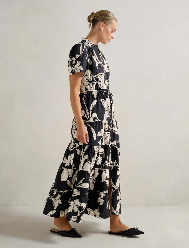 Adeline Short Sleeve Midi Dress Forever New