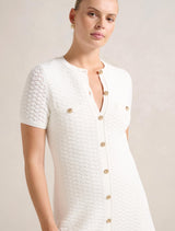 Rosa Stitch Interest Knit Mini Dress Forever New