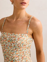 Georgina Strappy Midi Dress Forever New