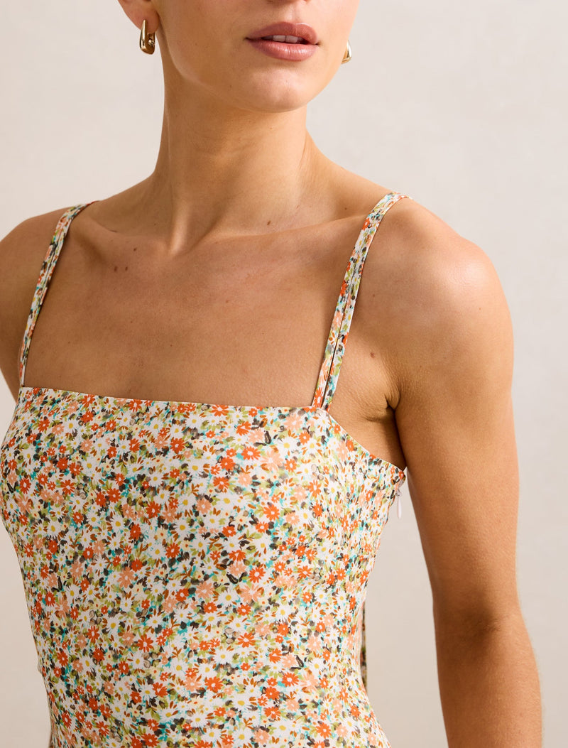 Georgina Strappy Midi Dress Forever New