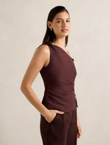 Lacey One Shoulder Top Forever New