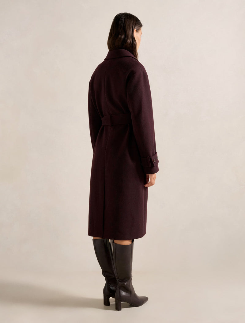 Heidi Double Breasted Wrap Coat Forever New