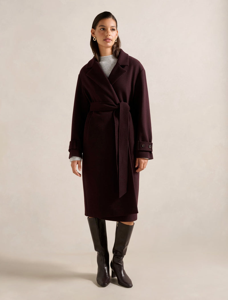 Heidi Double Breasted Wrap Coat