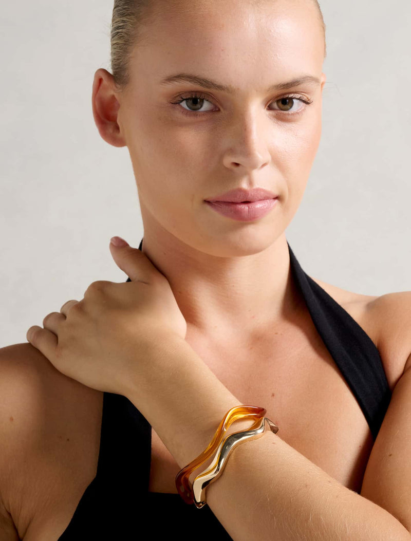 Signature Connie Curve Bangle Pack Forever New