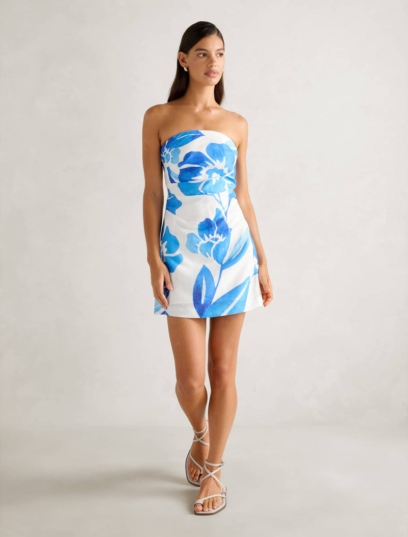 Annika Tuck Side Mini Dress Forever New