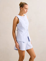 Chloe High Neck Waistcoat Forever New