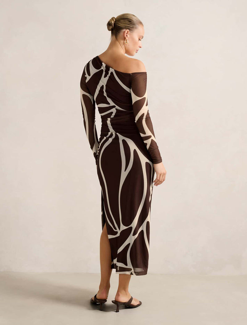 gemma asym midi dress black GEMMA HALTER MINI DRESS