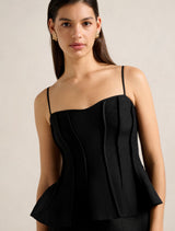 Caitlin Peplum Top Forever New