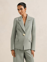 Posey Petite Blazer Shadow Suit Forever New
