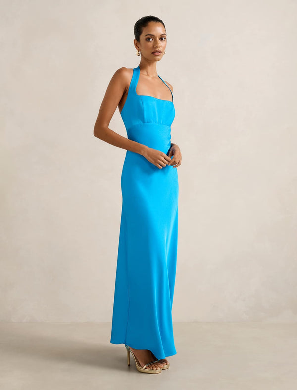 April Petite Open Back Maxi Dress Forever New