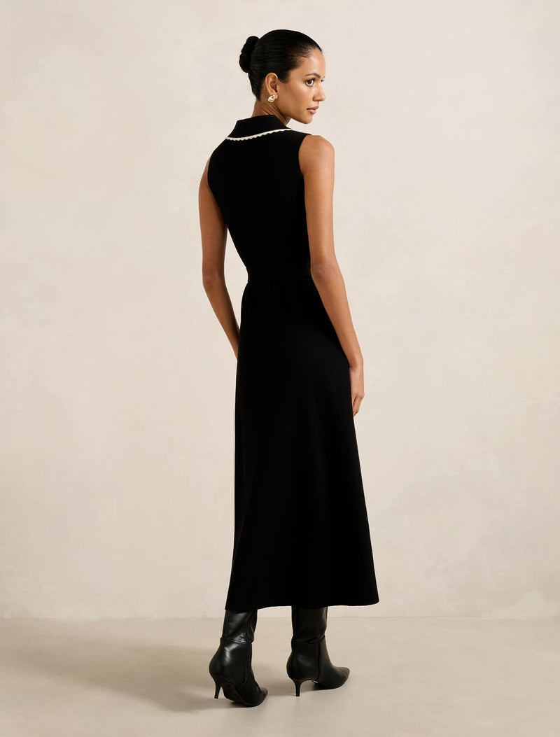 Raegan Petite Contrast Trim Midi Dress Forever New