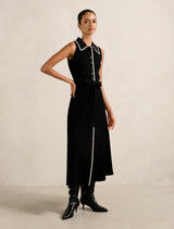 Raegan Petite Contrast Trim Midi Dress Forever New