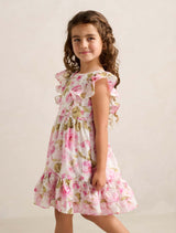 Diana Tiered Frill Midi Girls Dress Forever New