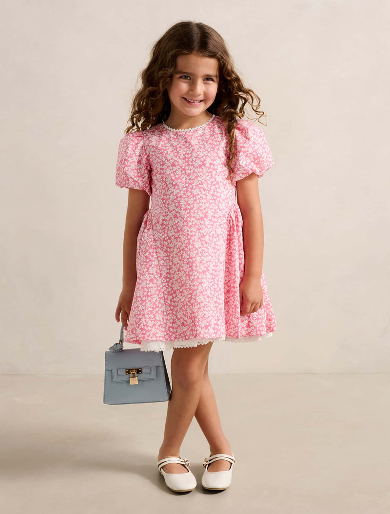 Juliette Girls Puff Sleeve Dress Forever New