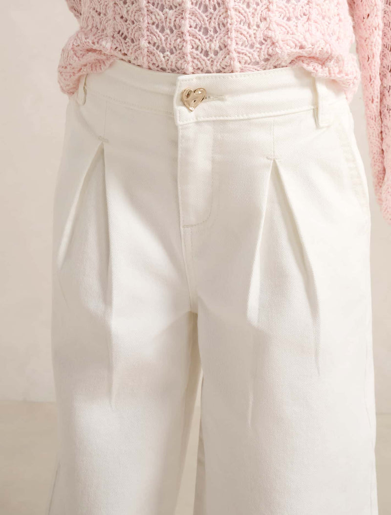 Kiera Girls Wide Leg Jeans Forever New