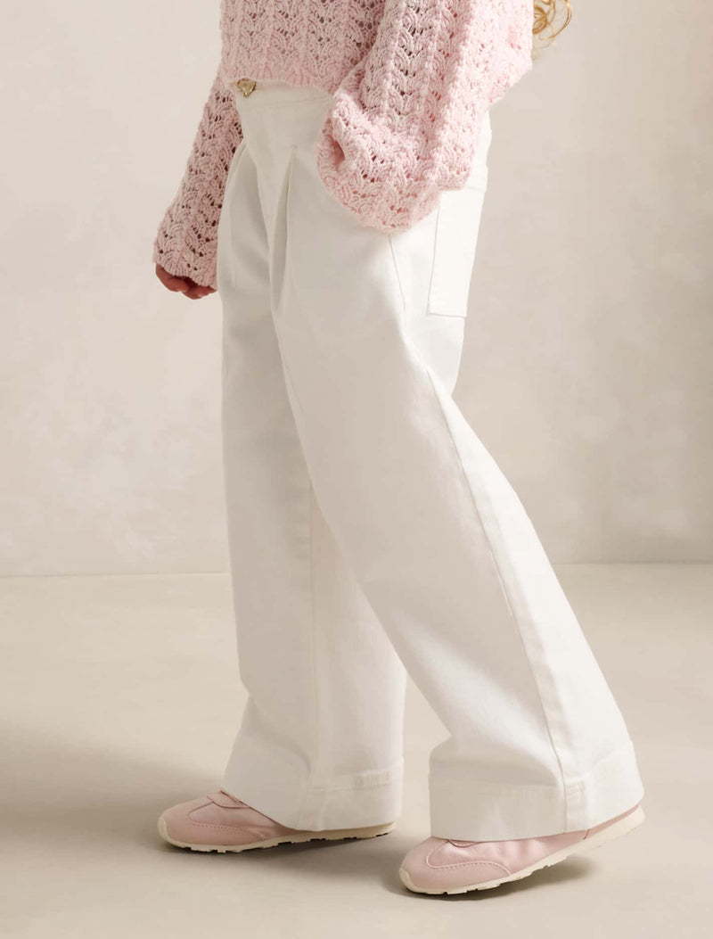 Kiera Girls Wide Leg Jeans Forever New