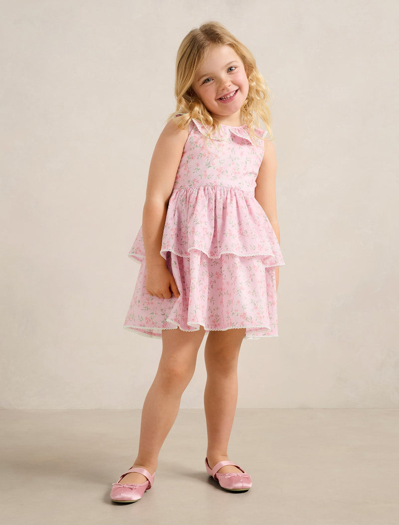 Mirabella Girls Collared Print Dress Forever New