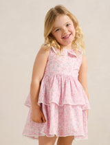 Mirabella Girls Collared Print Dress Spring Ditsy Forever New