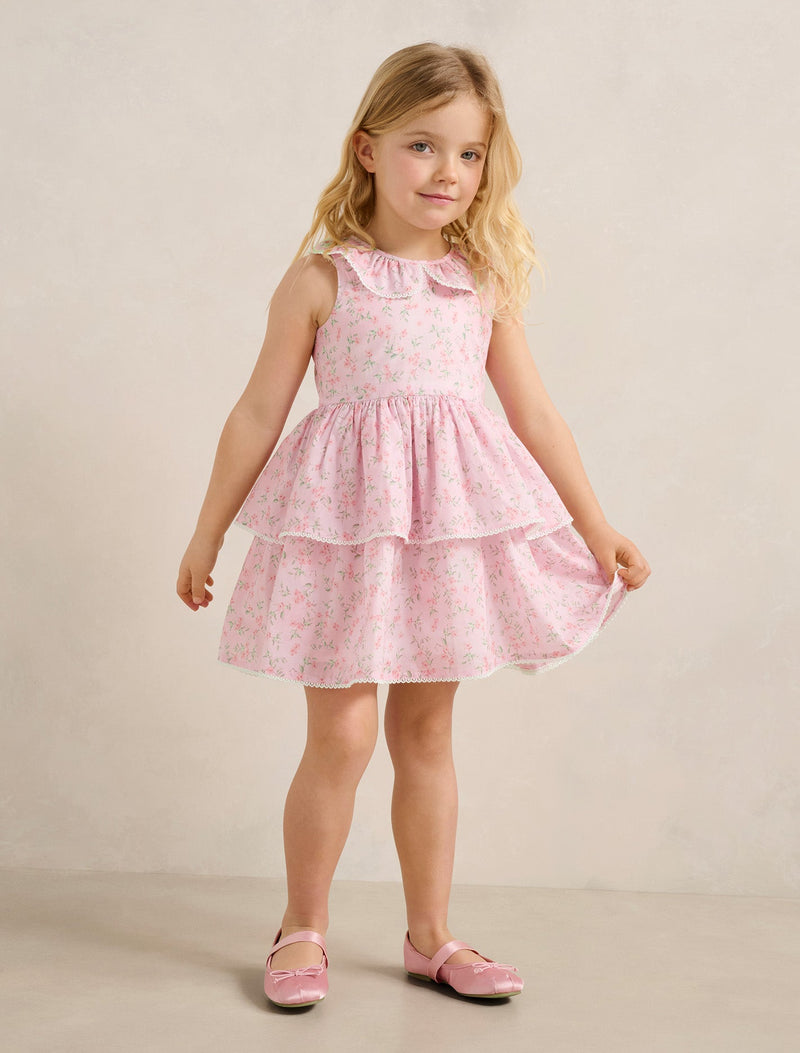 Mirabella Girls Collared Print Dress Forever New