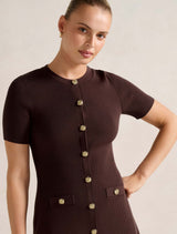 Mallory Knitted Mini Dress Forever New