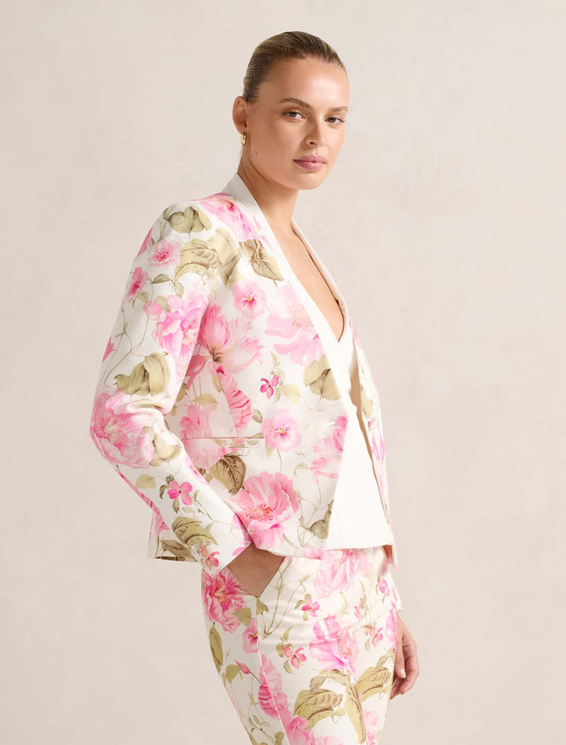Porsha Printed Blazer Forever New
