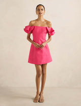 Kenzie Petite Off Shoulder Ruffle Mini Dress Forever New
