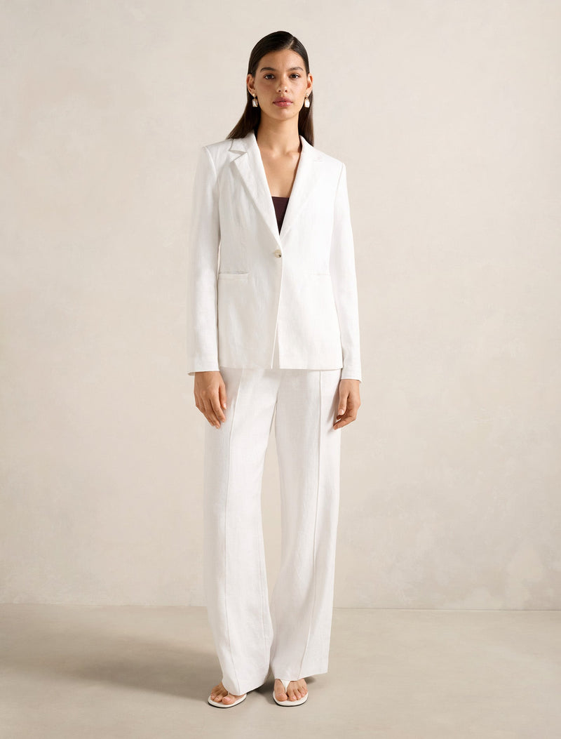 Lucy Linen Blazer Forever New