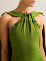 Abigail Embellished Cape Dress Forever New