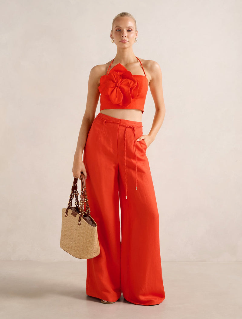 Myla Flower Detail Top Forever New