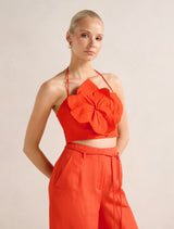 Myla Flower Detail Top Forever New