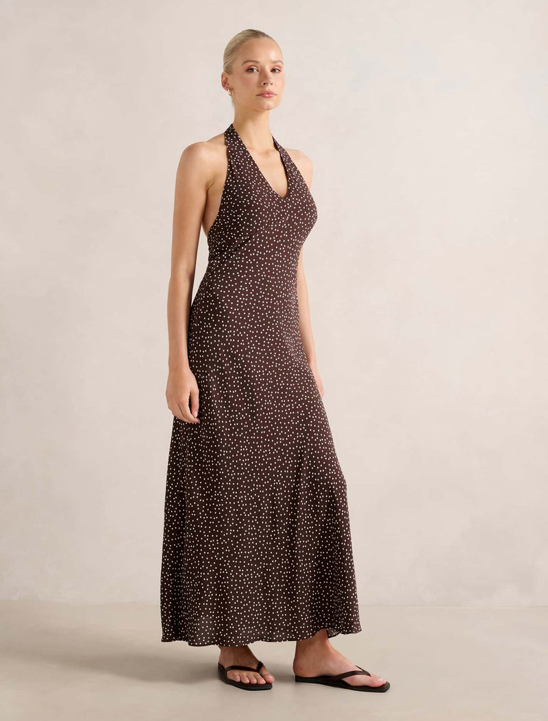 Charlotte Halter Midi Dress Forever New