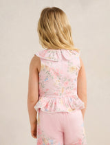 Adele Girls Peplum Collar Top Forever New