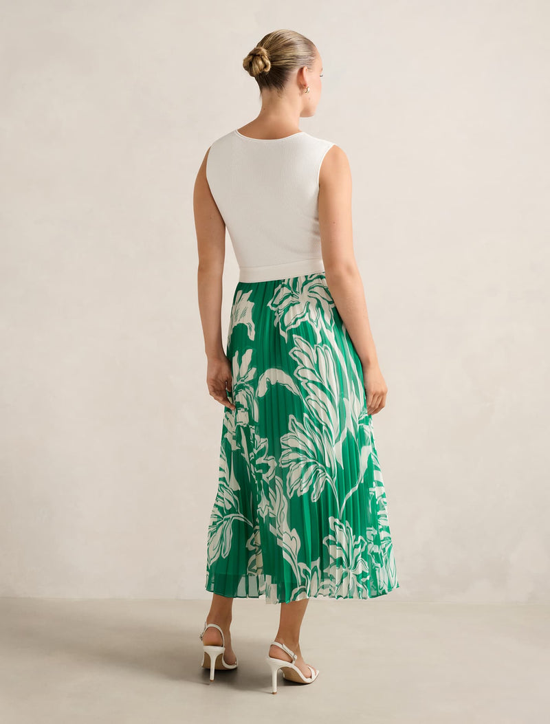 Mariah Boat Neck Midi Dress Forever New