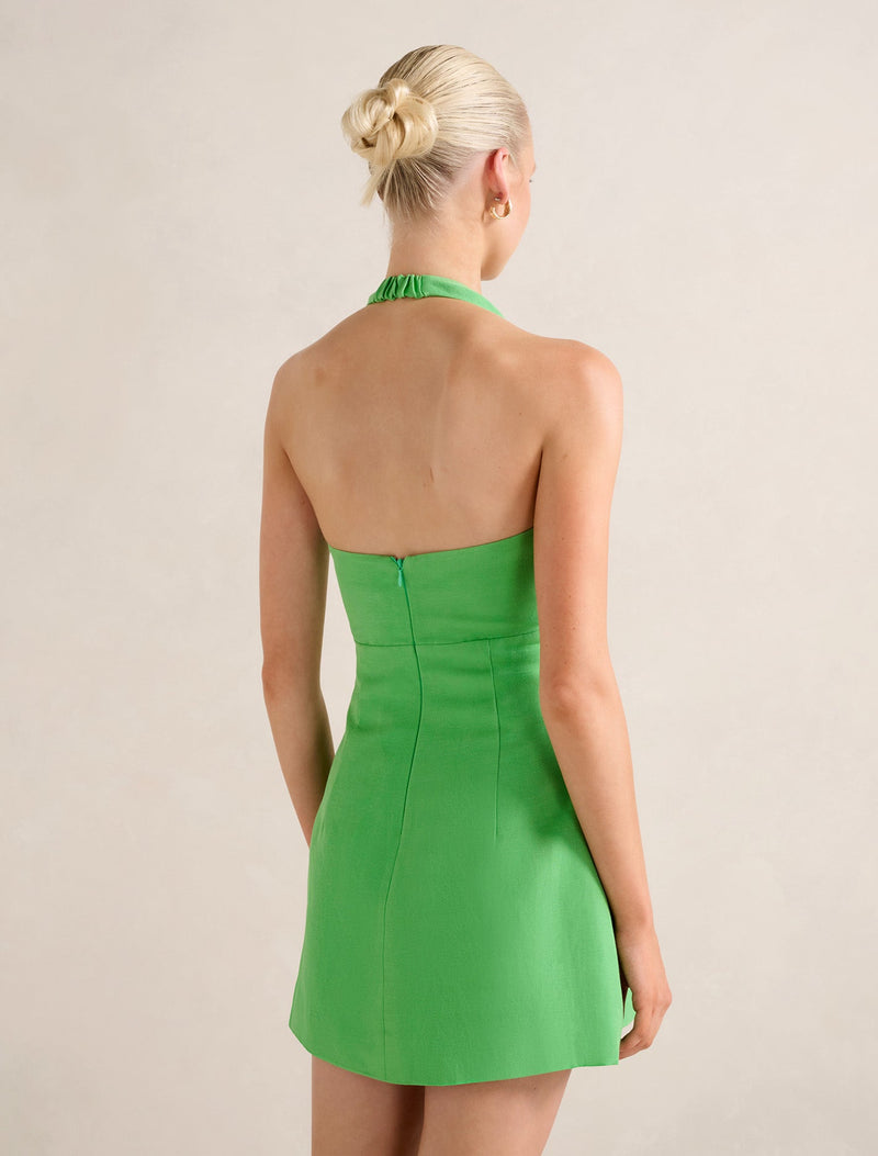 Stormie Halter Buckle Mini Dress Forever New