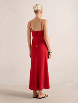 Zoe Cupro Midi Dress Forever New